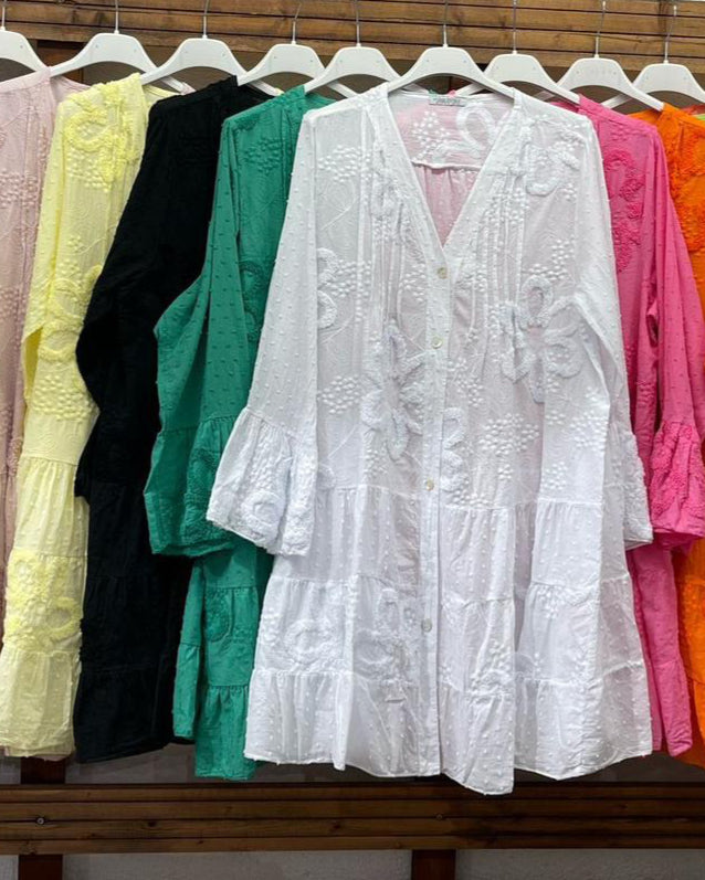Short Embroidered Dress