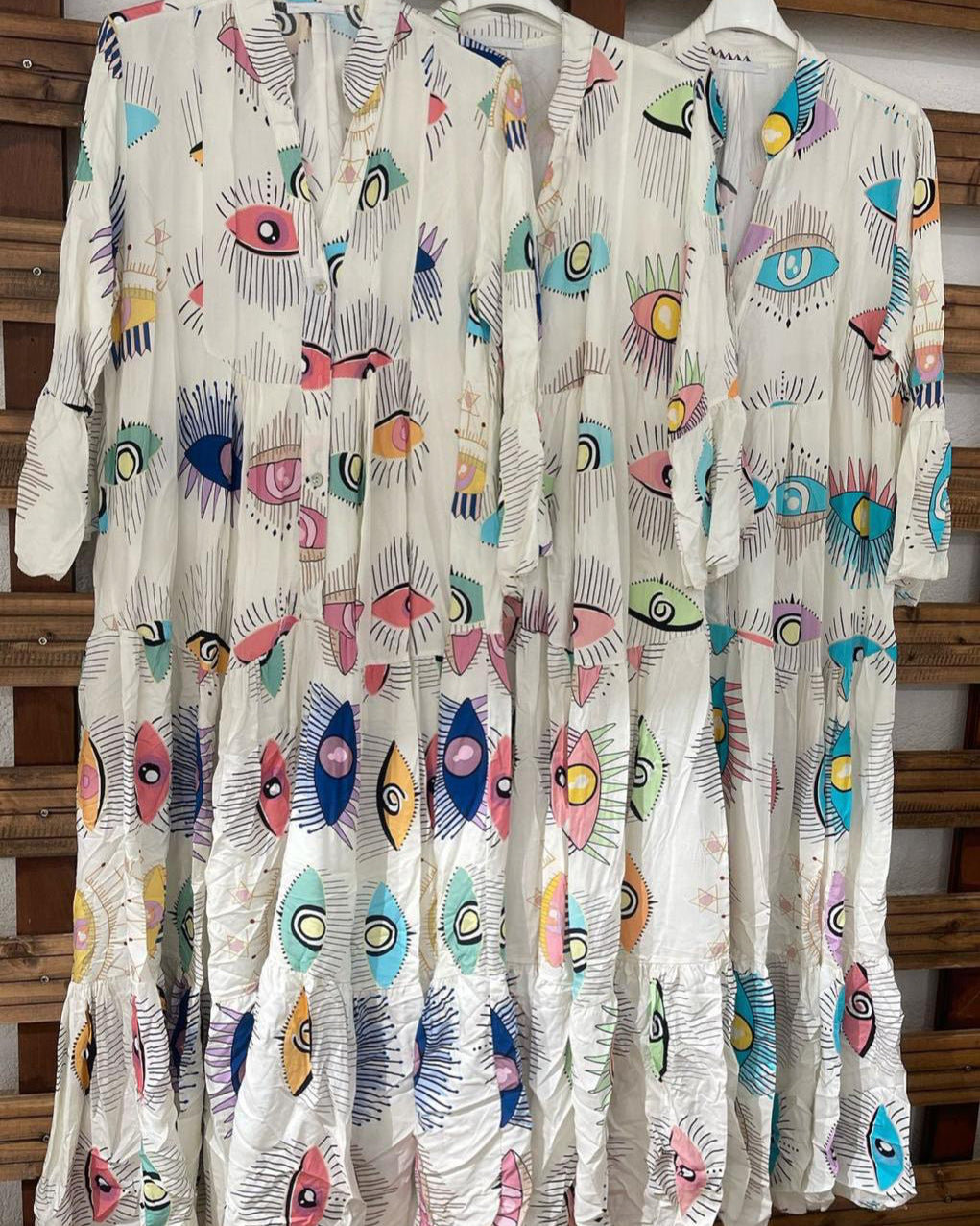 “Eyes on You” Maxi Dress – Wear Long or Short