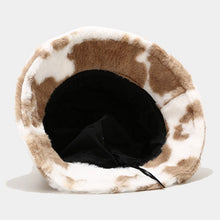 Load image into Gallery viewer, Cow Bucket Warm Fuzzy Hat
