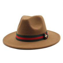 Load image into Gallery viewer, Felt Fedora HAT in Camel
