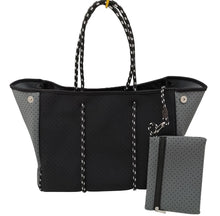 Load image into Gallery viewer, Neoprene BLACK Tote Bag
