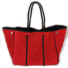 Load image into Gallery viewer, NEOPRENE TOTE BAG, Velvet Ruby Red
