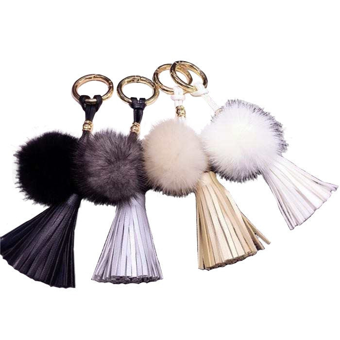 Pom Pom Keychain