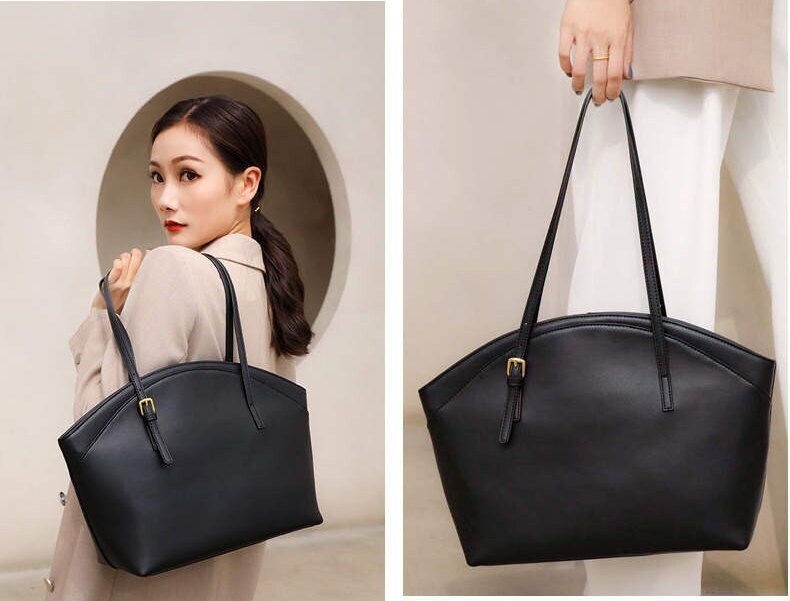 High Quality Genuine Leather Bag I Onyx
