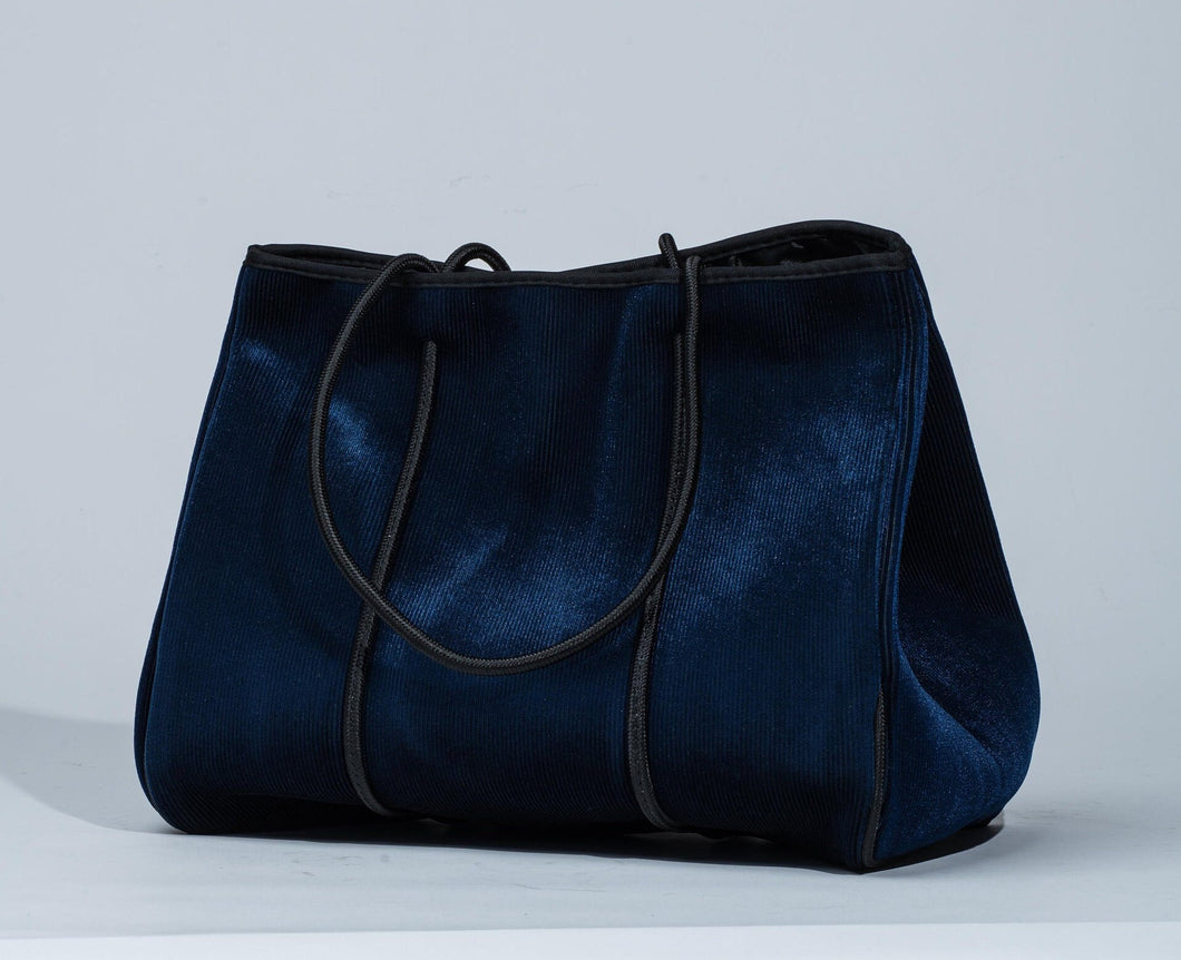 NEOPRENE VELVET Tote Bag, 3 Colors Available