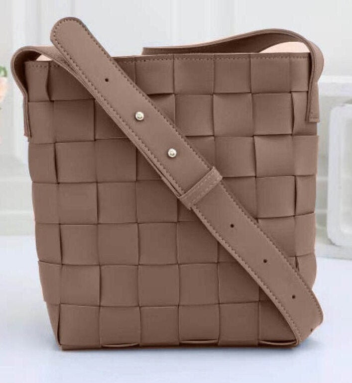 WOVEN SHOULDER CROSSBODY Khaki