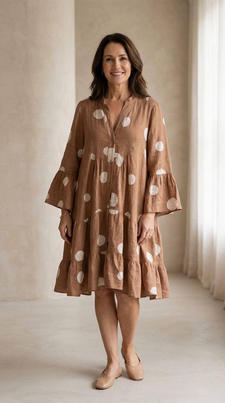 💫 Polka Dot Cotton Dress
