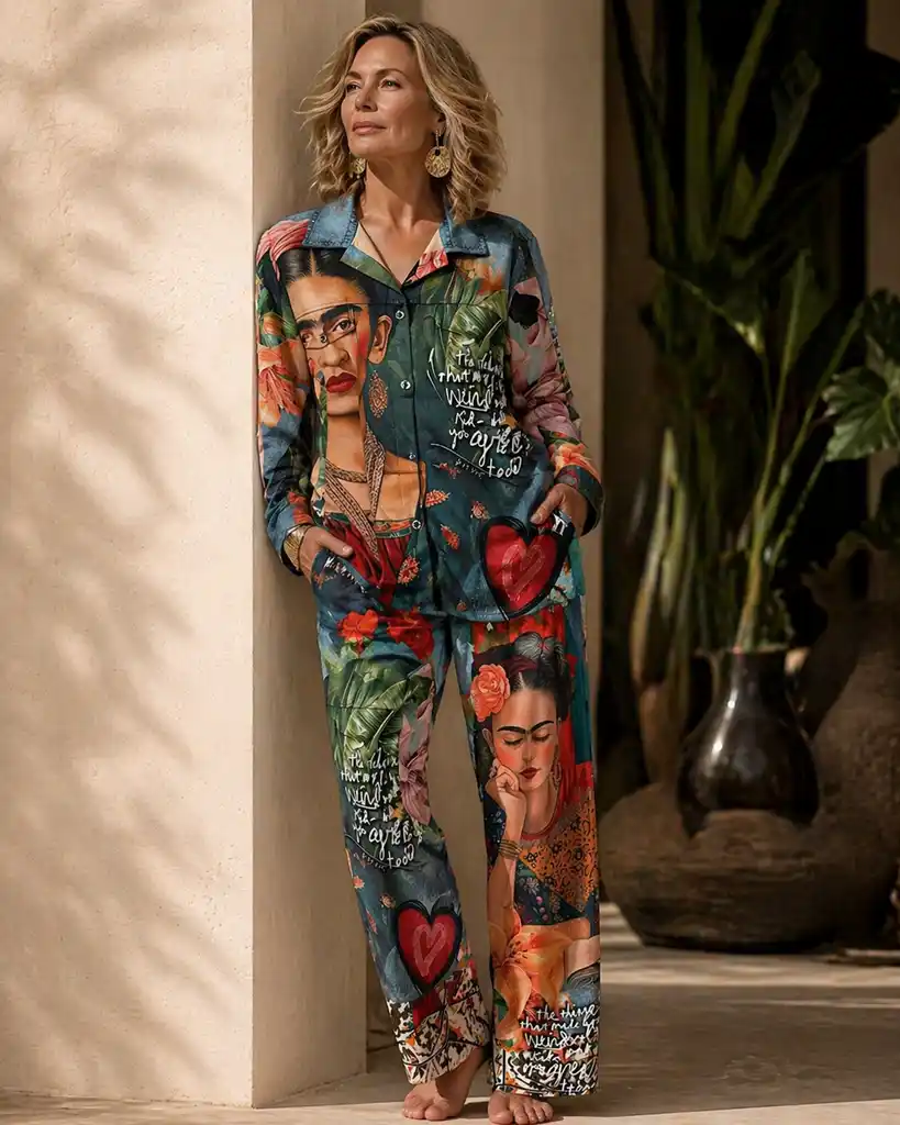 Frida Art Denim Set
