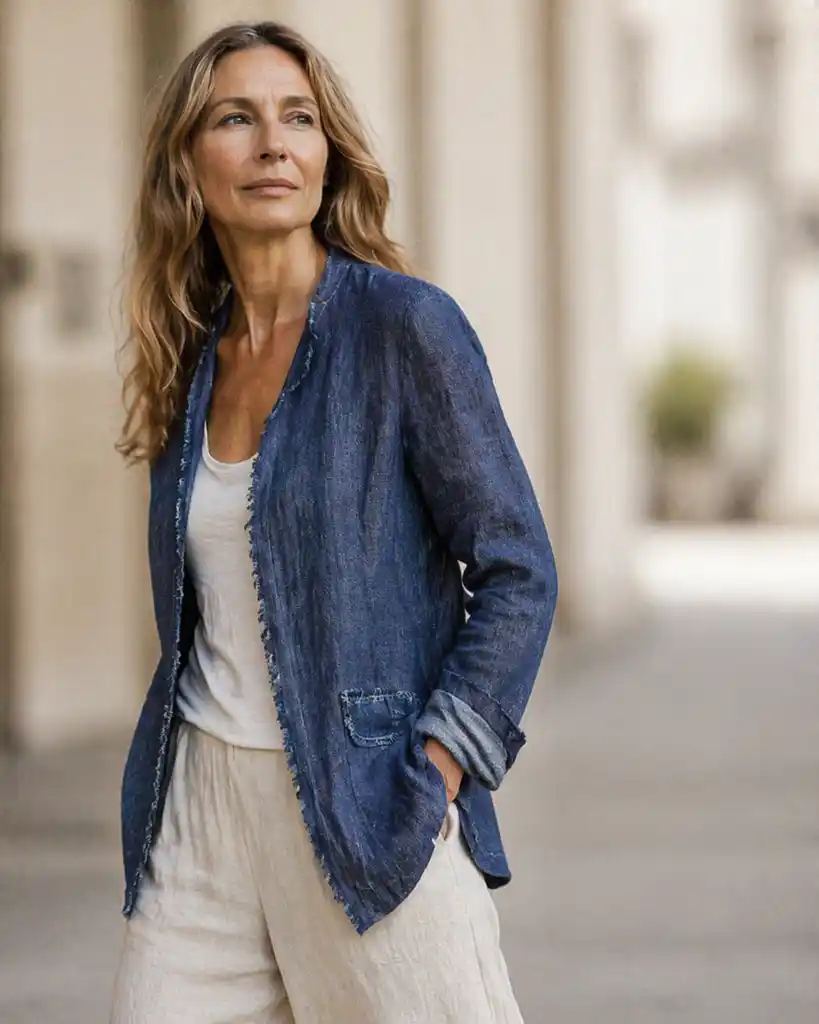Classic Italian Linen Jacket