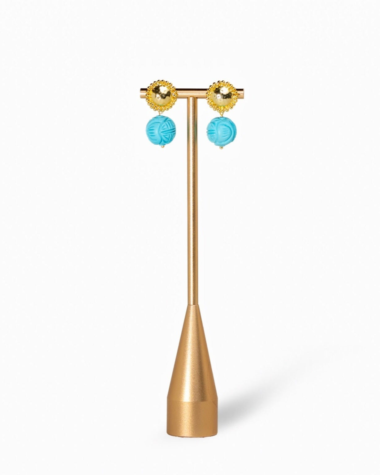 Turquoise Happiness Drop Earrings