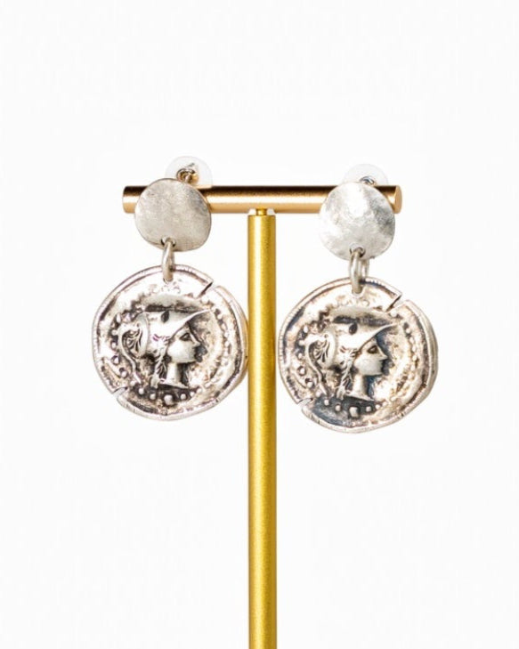 Coin Goddess Earrings